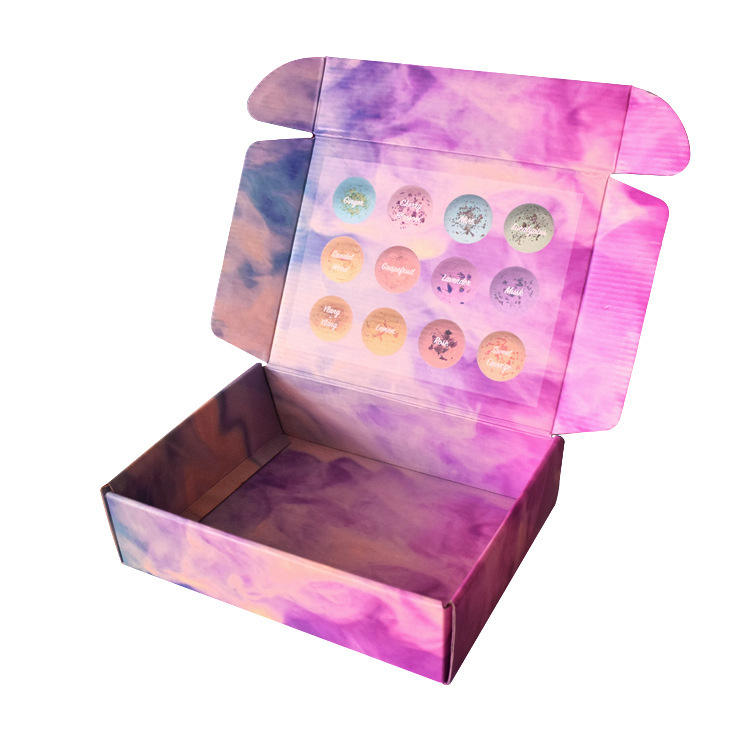 Cajas de envío con tapa interior personalizadas en oro rosa | Sello de "Gracias" y eslogan para marcas de belleza, cuidado de la piel, moda femenina y regalos | MOQ 100 unidades