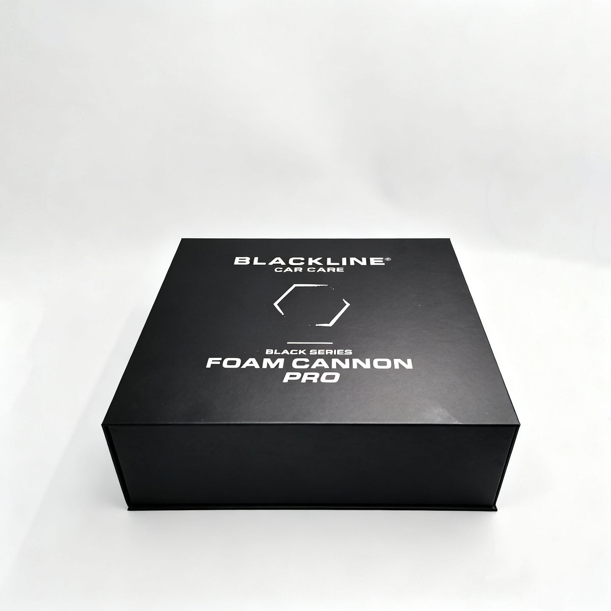 Custom All Matte Black Magnetic Gift Box | Brand Slogan Interior Print & Multi-Slot EVA Foam Insert for Tech Sports Men's Grooming & Flagship Corporate Gifts | MOQ 100 pcs