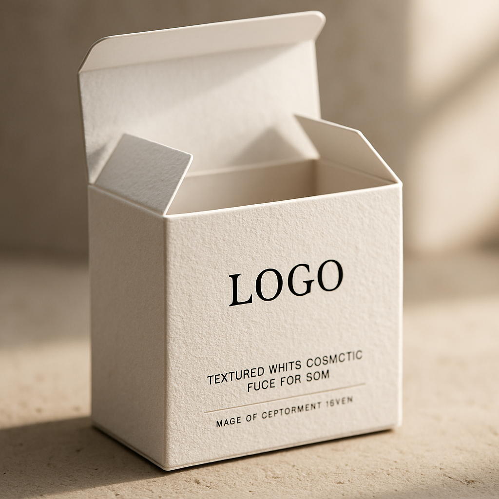 Custom Small Folding Tuck Top Box | Full-Color Print or Embossed Logo in Speckled Bamboo Kraft & Matte Finishes for Skincare Candle Cosmetic & Small Gift Packaging | MOQ 100 pcs