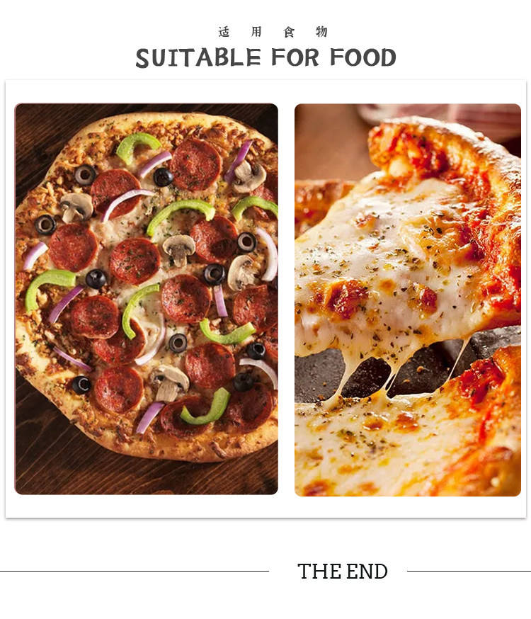 Custom Full-Color Print Pizza Box | Orange Square and Handle Carry Style with Brand Logo Print for Pizza Restaurant Fast Food & Takeaway Delivery Packaging | MOQ 100 pcs