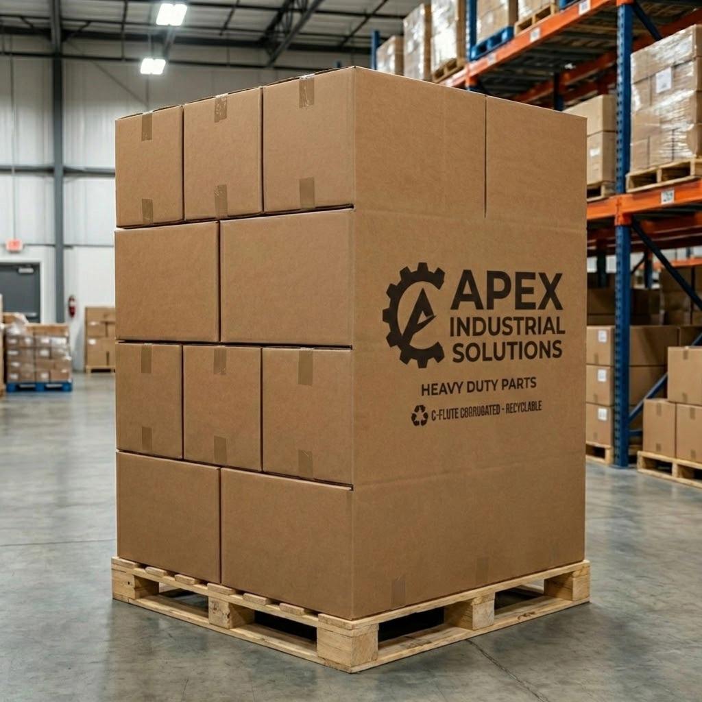Cajas de envío corrugadas de cartón kraft natural a granel | Suministro al por mayor por palé para almacenes de comercio electrónico y 3PL | Cantidad mínima de pedido 100 unidades