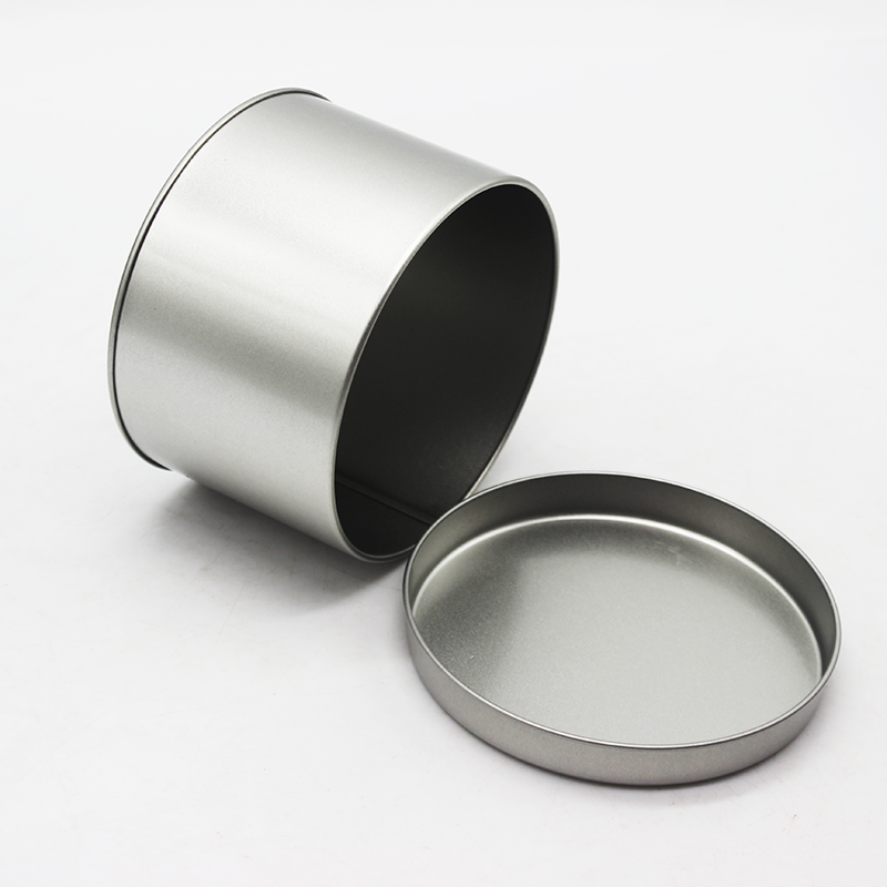 Food Grade Custom Logo Round Empty Tin Box Recyclable Metal Can For Tea Cookie Candy Cosmetic Gift Packaging