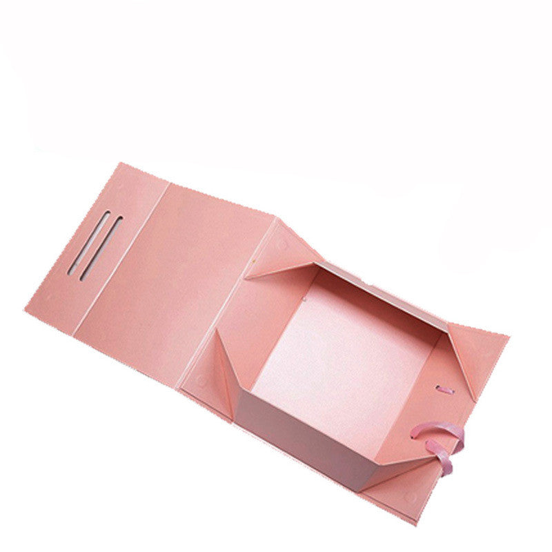 Wholesale Custom Made Foldable Paper Gift Box Recyclable Flat Pack Magnetic Rigid Cardboard Cosmetic Jewelry Apparel Packaging Custom Logo Size Contact Us For Collapsible Gift Box Solutions