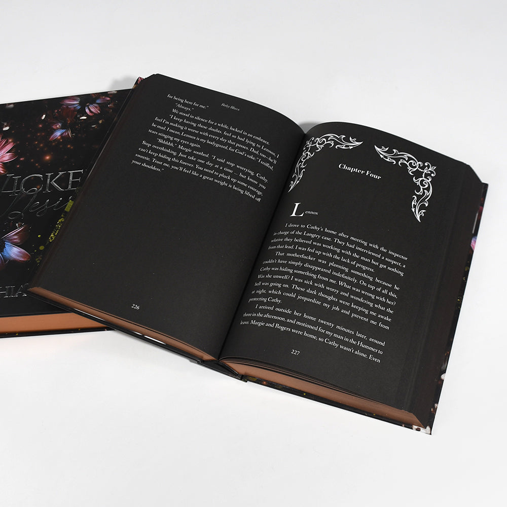 Author Self-Publishing Custom Novel Book Printing Black White/Full Color Paperback Hardcover Custom Size Fiction Book Printing Service