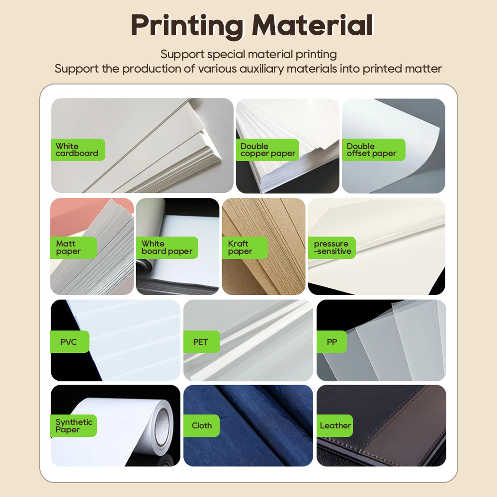 High Quality Custom Offset Printing Advertising Flyer Brochure Notebook Planner Promotional Gift Full Color CMYK Custom Logo Paper Printing Service