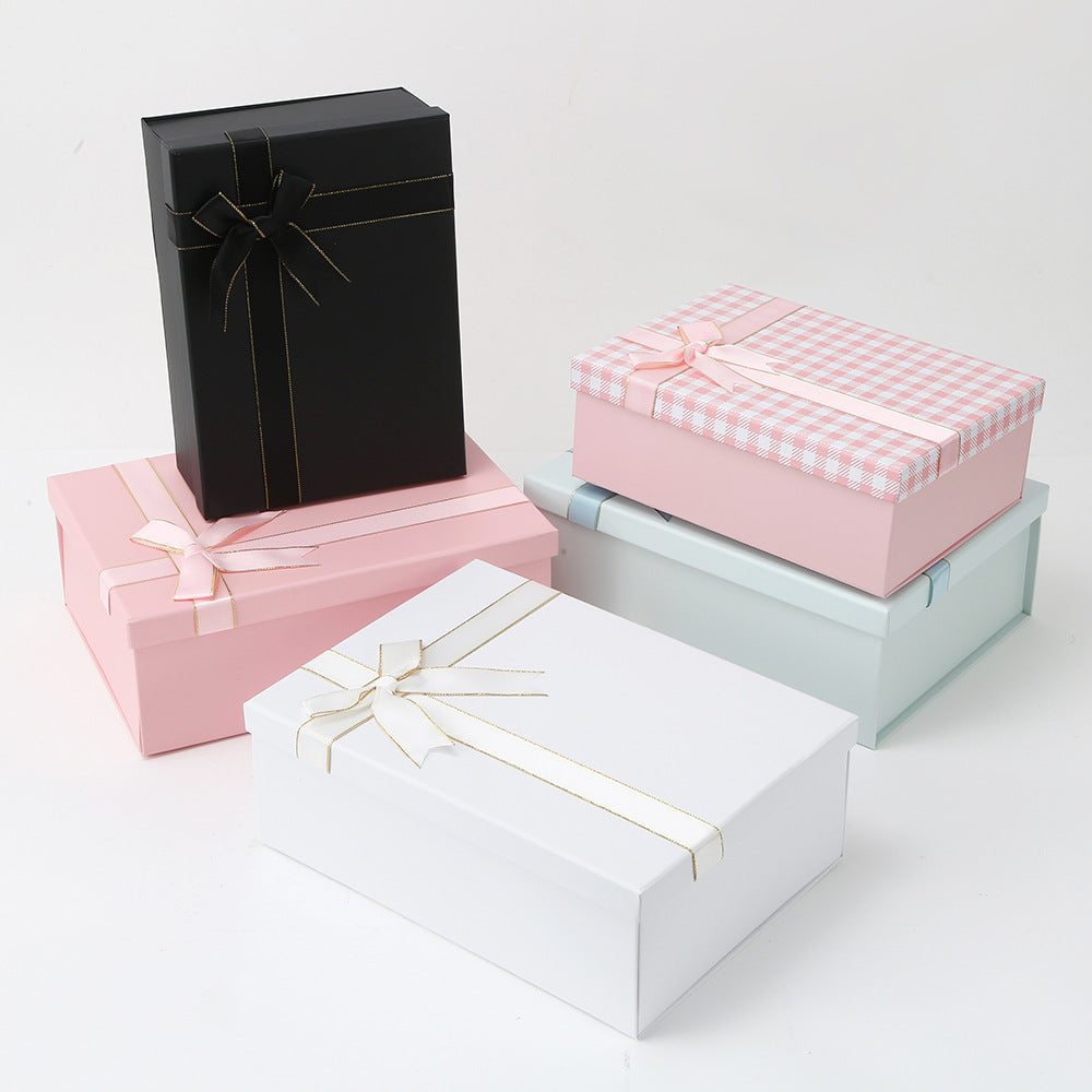 Wholesale Foldable Heaven Earth Cover Gift Box Custom Logo Collapsible Recyclable Two-Piece Paper Rigid Packaging Box
