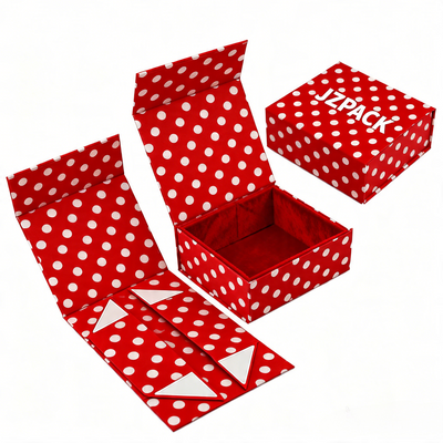Custom Full Print Foldable Magnetic Gift Box | Any Pattern Full Wrap Design for Holiday Beauty Food Retail & Subscription Box Brands | MOQ 100 pcs