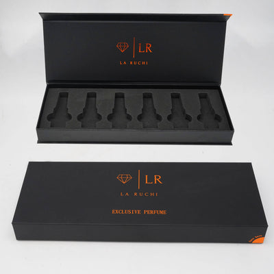 Custom Magnetic Gift Box with Custom-Cut EVA Foam Insert | Multi-Color Holographic Logo for Watch Earphone Tech & Corporate Premium Gift Sets | MOQ 100 pcs