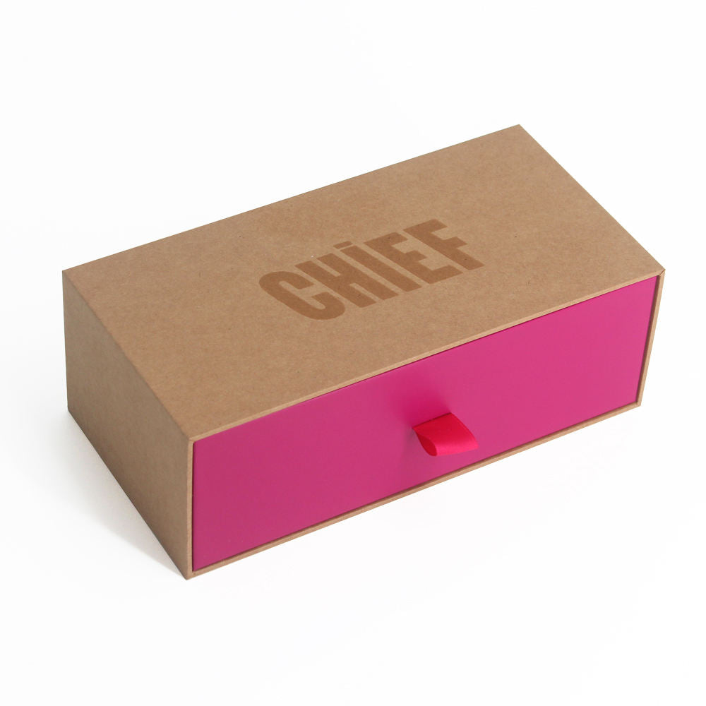 Custom Matte Black & Red Two-Tone Drawer Gift Box | Clear PVC Window & Full-Color Brand Text Print for Gaming Collectibles Tech Accessories & Creative Brand Packaging | MOQ 100 pcs
