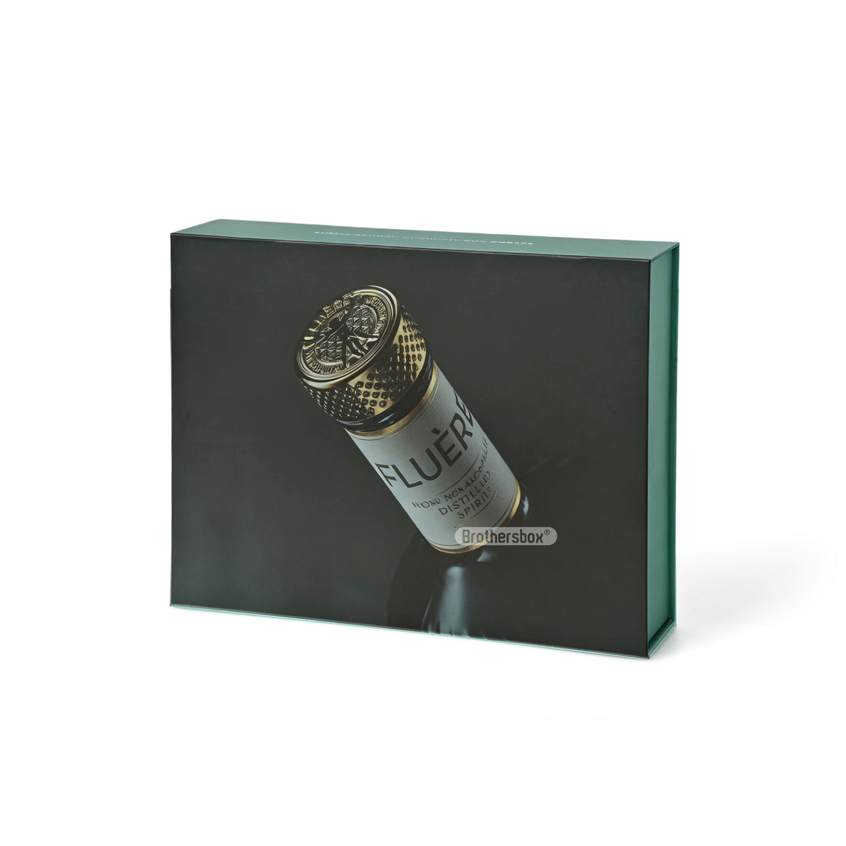Caja de Regalo Magnética Verde Personalizada | Impresión a Todo Color en Tapa Negra e Inserto de Espuma EVA Multirranura para Whisky, Licores, Cerveza Artesanal y Sets de Regalo de Marcas de Bebidas Premium | MOQ 100 unidades