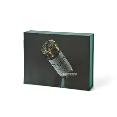 Caja de Regalo Magnética Verde Personalizada | Impresión a Todo Color en Tapa Negra e Inserto de Espuma EVA Multirranura para Whisky, Licores, Cerveza Artesanal y Sets de Regalo de Marcas de Bebidas Premium | MOQ 100 unidades