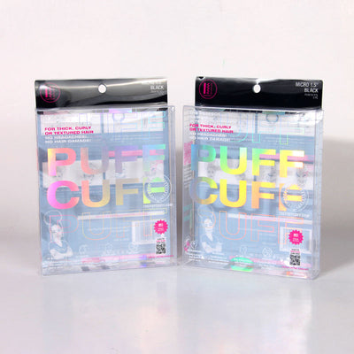 Custom Full Color Printed Clear Frosted Colored Transparent PVC Folding Packaging Box | UV Print Gold Foil Matte Gloss Finish Multi-Size for Beauty Skincare Health Food Small Electronics Apparel Retail Brand | MOQ 100 pcs