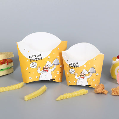 Custom Cartoon Printed Fast Food Paper Box Set | Chicken Bucket Burger Box Fry Cup & Tray | MOQ 100 pcs