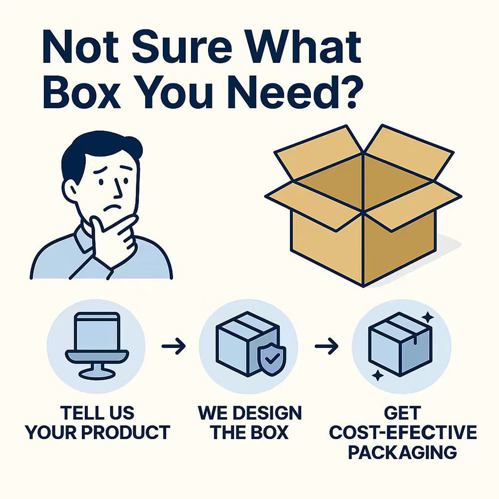 Square Corrugated Shipping Boxes Full Size Range | 8cm to 35cm Custom Printed Fruit Vegetable & Produce Boxes | MOQ 100 pcs