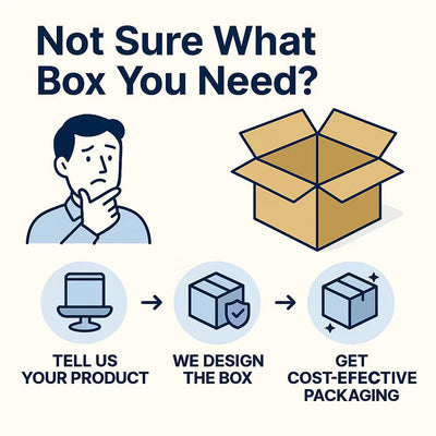 Square Corrugated Shipping Boxes Full Size Range | 8cm to 35cm Custom Printed Fruit Vegetable & Produce Boxes | MOQ 100 pcs