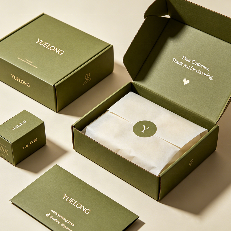 Cajas de Correo Impresas a Medida a Todo Color | Pastel a Todo Color por Fuera y Kraft por Dentro para Cuidado de la Piel y Suscripción | Cantidad Mínima de Pedido 100 unidades