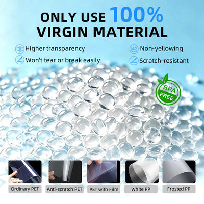 Custom Full Color Printed Clear Frosted Colored Transparent PVC Folding Packaging Box | UV Print Gold Foil Matte Gloss Finish Multi-Size for Beauty Skincare Health Food Small Electronics Apparel Retail Brand | MOQ 100 pcs