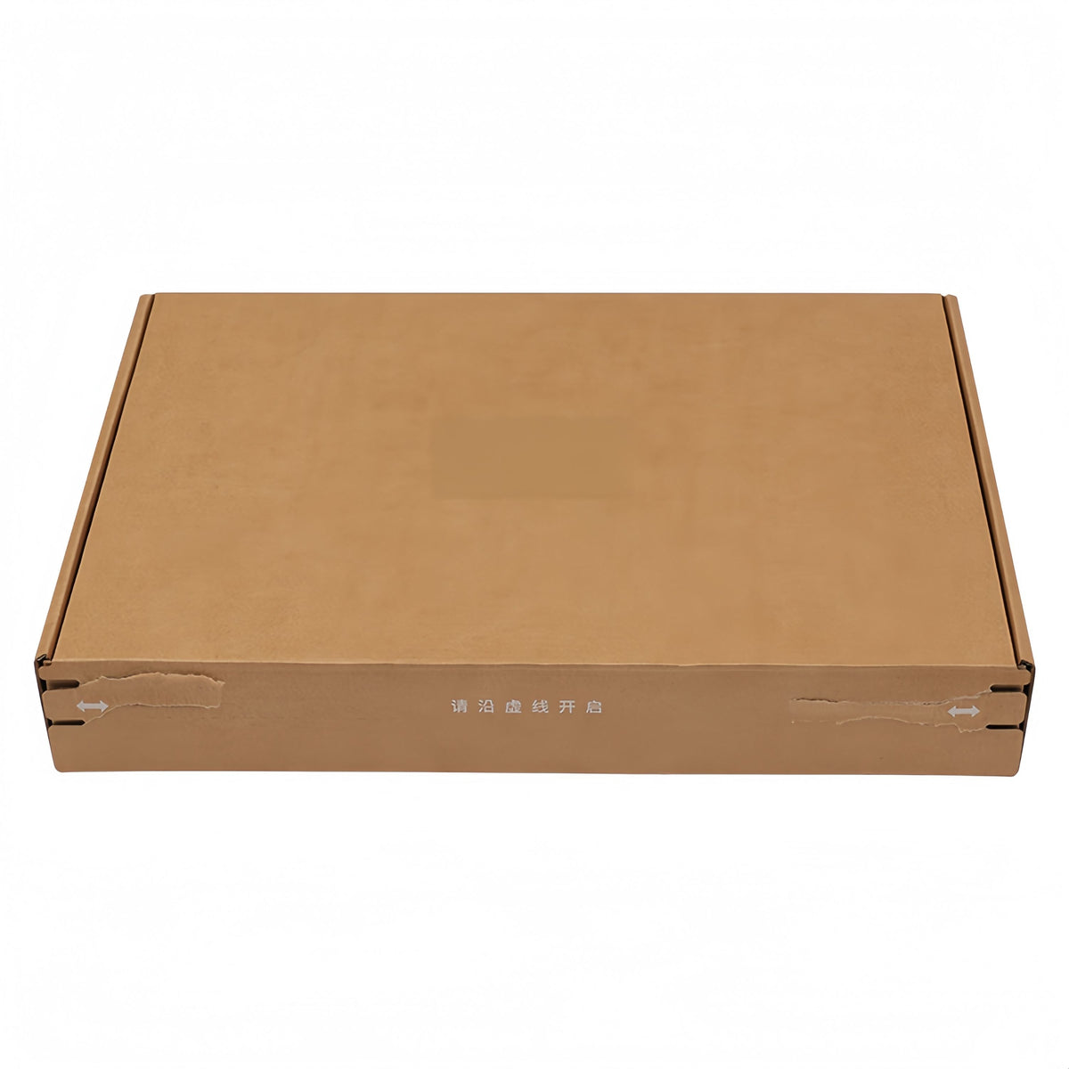 Cajas de envío de cartón kraft con tira de apertura | Lengüeta fácil de abrir con logotipo para marcas de alimentos, panadería orgánica y comercio electrónico | Cantidad mínima de pedido 100 unidades