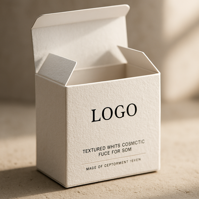 Custom Small Folding Tuck Top Box | Full-Color Print or Embossed Logo in Speckled Bamboo Kraft & Matte Finishes for Skincare Candle Cosmetic & Small Gift Packaging | MOQ 100 pcs