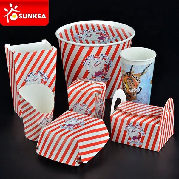 Juego de embalaje personalizado de papel kraft para llevar | Vasos para sopa, fiambreras, cajas para hamburguesas y bolsas de papel con logo | MOQ 100 unidades