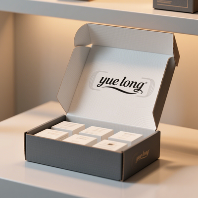 Cajas de envío personalizadas | Kraft con logo a un color Estilos prémium y de lujo a todo color para todas las industrias Disponibles en varios tamaños | MOQ 100 unidades