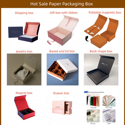 Cajas de Regalo de Papel Personalizadas | Cajas Magnéticas para Envíos, Joyas y Plegables | Cantidad Mínima de Pedido 1000 unidades
