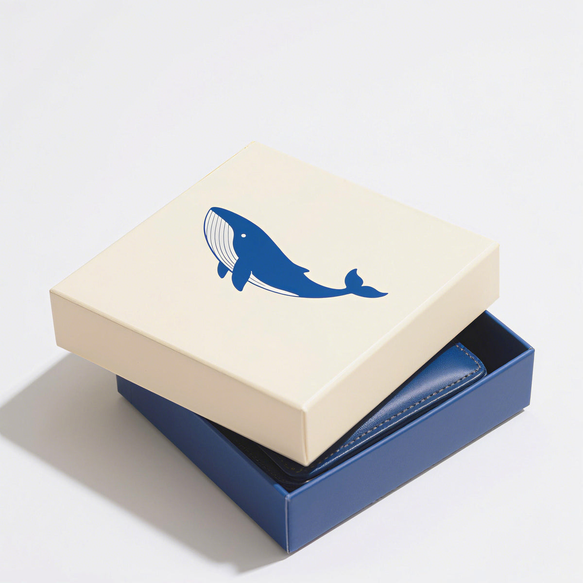 Caja de regalo personalizada de dos piezas con tapa y base | Impresión a todo color y logotipo con relieve tonal para envases al por menor de artículos de cuero (carteras) y accesorios de moda | Varios colores | Cantidad mínima de pedido 100 unidades