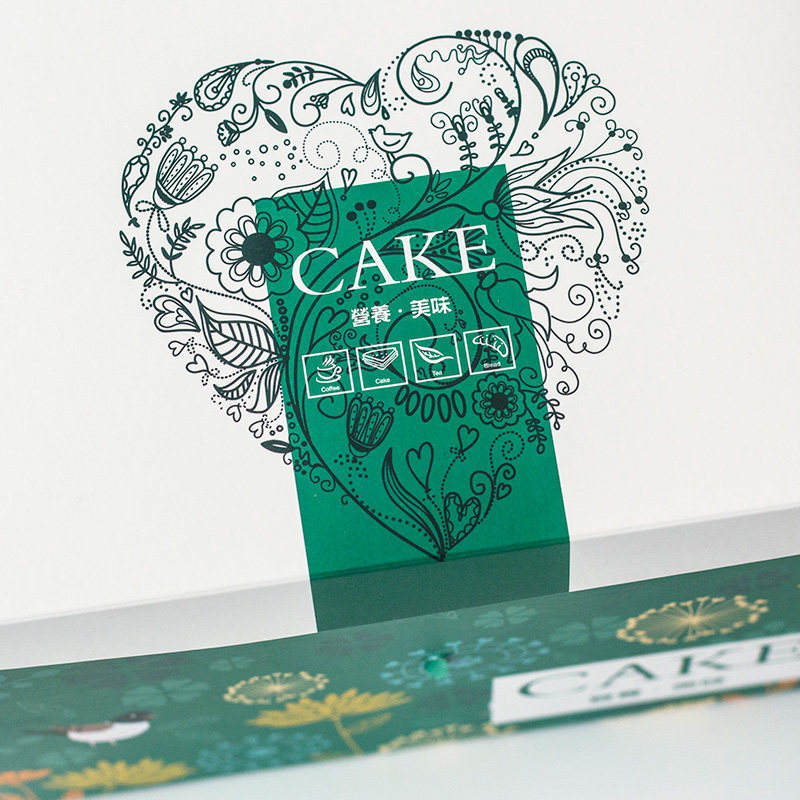 Custom 3-in-1 Birthday Cake Gift Box | White Lid Full-Color Print Body Base Tray & Ribbon Set for Bakery Dessert Shop Birthday & Holiday Whole Cake Presentation | MOQ 100 pcs