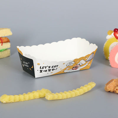 Custom Cartoon Printed Fast Food Paper Box Set | Chicken Bucket Burger Box Fry Cup & Tray | MOQ 100 pcs
