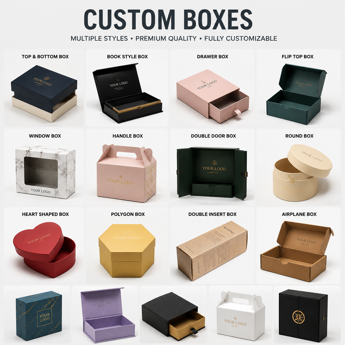 Caja de regalo magnética personalizada | Deboss interior con nombre de marca tonal y almohadilla acolchada suave para embalaje de joyas, pulseras, pendientes, anillos y bufandas | Varios colores | MOQ 100 unidades