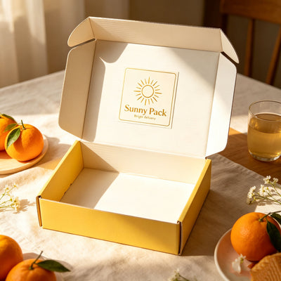 Cajas de envío con tapa interior de lámina de oro blanco crema personalizadas | Sello de logotipo de lujo para joyería, belleza, regalos y marcas minoristas premium | MOQ 100 unidades