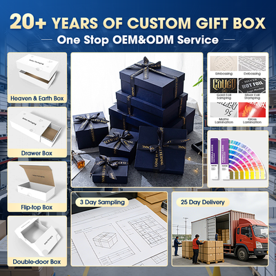 Custom Velvet Lined Magnetic Gift Box | Silver Logo Stamp & Satin Ribbon Bow for Jewelry Wedding Holiday & Luxury Apparel Gifts | MOQ 100 pcs