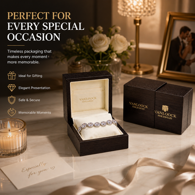 Custom Luxury Jewelry Wood Box with Slide Outer Shell | Dark Walnut Wood Grain Cream Velvet Interior Gold Brand Hot Stamp for Ring Bracelet Necklace Earring Fine Jewelry Brand Gift | MOQ 100 pcs
