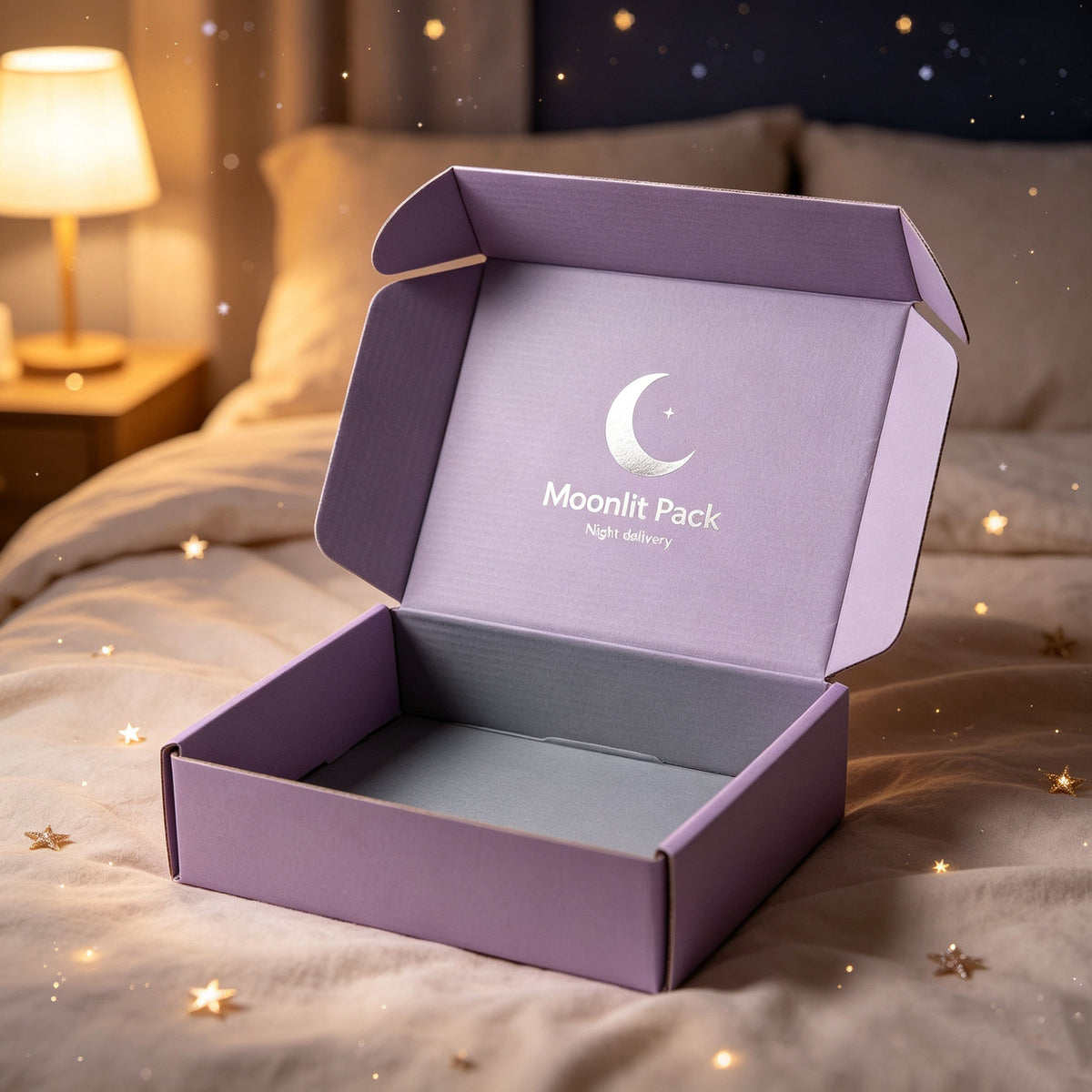 Cajas de envío con tapa interior de lámina de oro blanco crema personalizadas | Sello de logotipo de lujo para joyería, belleza, regalos y marcas minoristas premium | MOQ 100 unidades