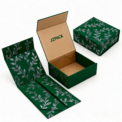 Custom Full Print Foldable Magnetic Gift Box | Any Pattern Full Wrap Design for Holiday Beauty Food Retail & Subscription Box Brands | MOQ 100 pcs