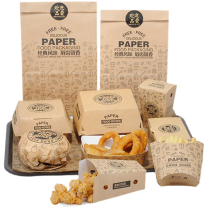 Hot Selling Egg Tart Packaging Paper Box Food Grade Greaseproof Cardboard Custom Logo Foldable Takeaway Box For Bakery Dessert Shop