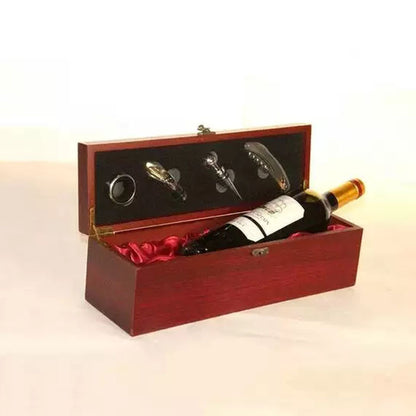 Custom Size Wood Wine Box Custom Logo Eco Pine Paulownia Wood For Single Double Wine Bottle Holiday Business Gift Pack