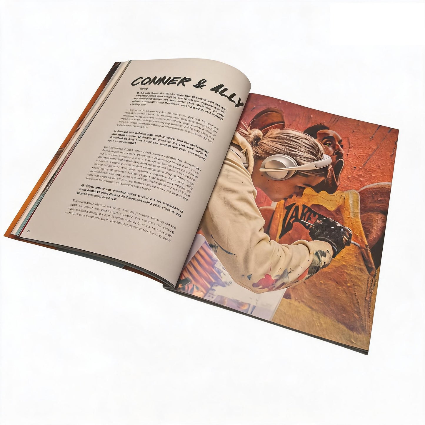 Custom Unique Design Softcover Art Paper Book Printing Full Color CMYK Perfect Binding Art Gallery Catalog Fashion Lookbook Custom Logo Paperback Brochure Printing Service