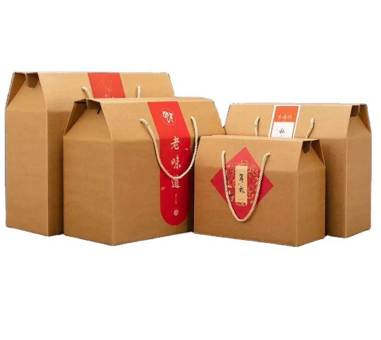 Wholesale Custom Recyclable Kraft Corrugated Packaging Box Custom Logo Foldable Auto-Lock Mailer Carton For E-commerce Apparel Cosmetic Gift Shipping Packagin