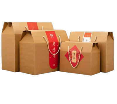 Wholesale Custom Recyclable Kraft Corrugated Packaging Box Custom Logo Foldable Auto-Lock Mailer Carton For E-commerce Apparel Cosmetic Gift Shipping Packagin