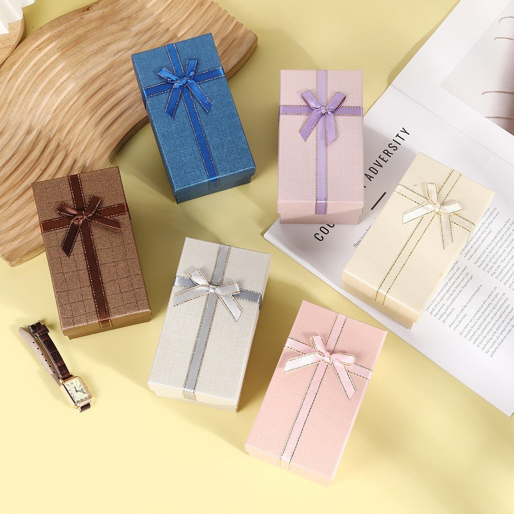 Wholesale Portable Embossed Logo Bracelet Display Jewelry Box Rigid Paperboard Slide Drawer Box Velvet Insert Bangle Chain Bracelet Gift Packaging OEM Custom