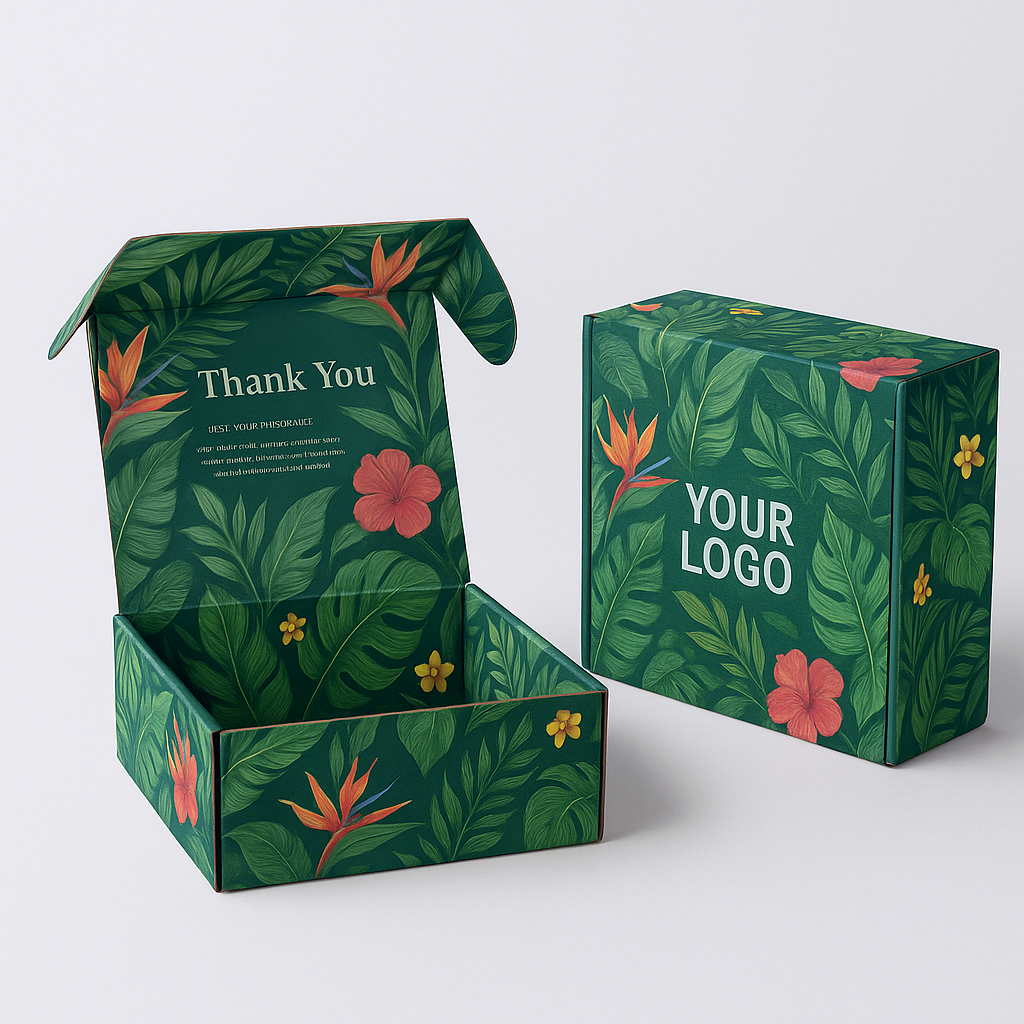 Hot Sale Recyclable Kraft Corrugated Shipping Mailer Box Custom Logo Foldable Eco E-commerce Packaging Carton