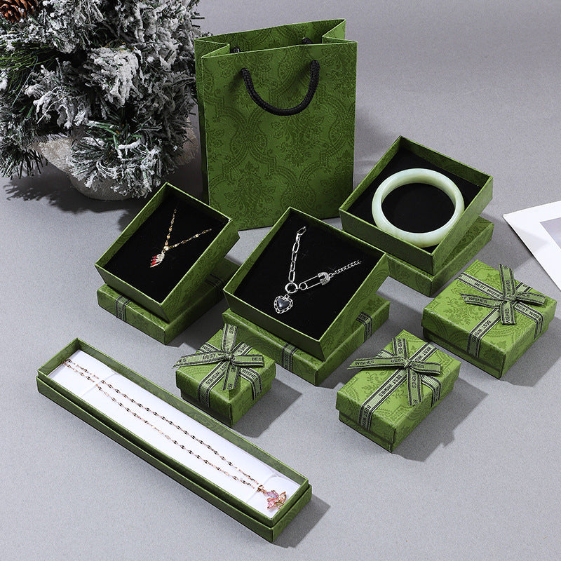Manufacturer Wholesale Spot Modern Luxury Jewelry Rigid Gift Box Custom Logo Print Velvet Insert For Ring Necklace Earring Bracelet Wedding Proposal OEM Packagin