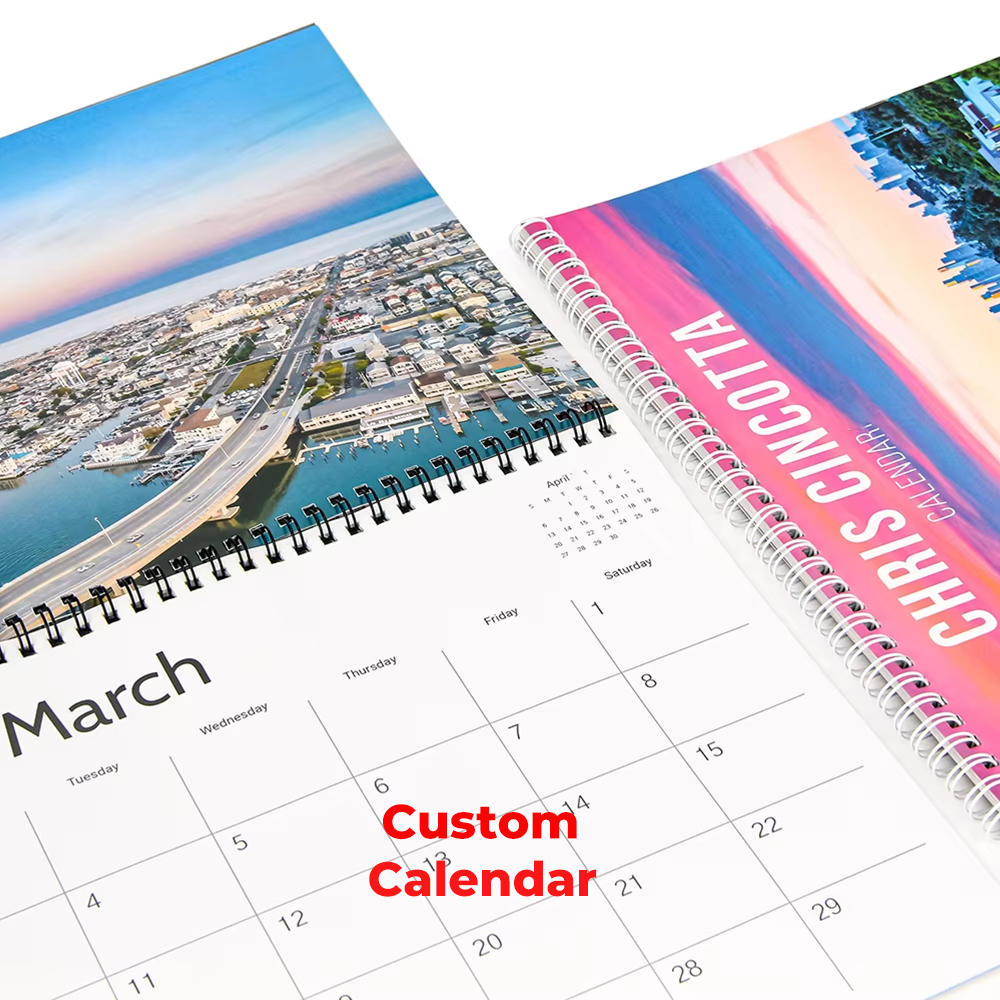 High Quality Custom Offset Printing Advertising Flyer Brochure Notebook Planner Promotional Gift Full Color CMYK Custom Logo Paper Printing Service