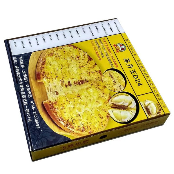 Custom Cardboard 12 Inch Reusable Frozen Pizza Box Food Grade Corrugated Carton Custom Logo For Frozen Pizza Takeaway Catering Freezer Storage Packaging