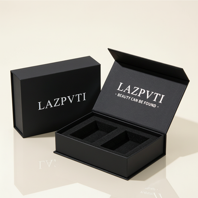 Custom Low MOQ Premium Magnetic Closure Rigid Gift Box Custom Logo Foldable Recyclable Flip Top Paper Packaging Box For Cosmetic Jewelry Small Batch Brand Use