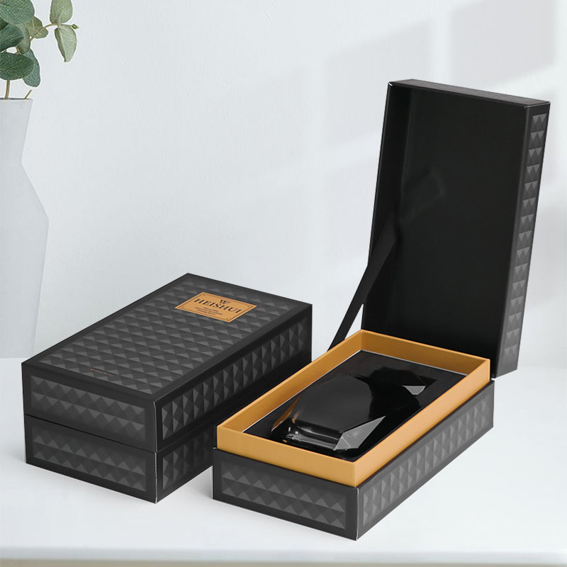 Wholesale Custom Rectangle Clamshell Flip Top Magnetic Rigid Gift Box Recyclable Luxury Perfume Cosmetic Jewelry Packaging Custom Logo Size Contact Us For Premium Clamshell Packaging Solutions