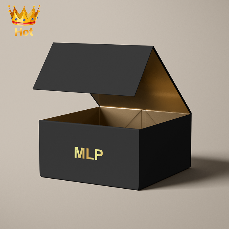 Customize Logo Printed Black Flat Foldable Corrugated Mailer Box Eco Friendly E-commerce Shipping Packaging Carton Custom Size Contact Us For Premium Packaging Solutions