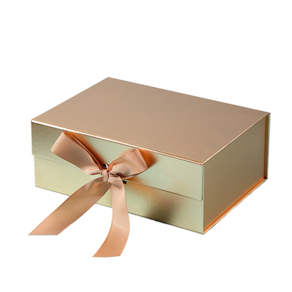 Luxury Boutique Wedding Holiday Gift Box Foldable Magnetic Rigid Flip Lid Box Custom Logo Print Bridesmaid Favor Christmas Birthday Cosmetic Jewelry Luxury Packaging OEM Wholesale