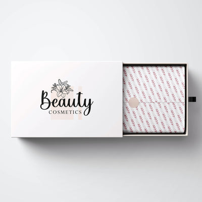 Custom Logo Jewelry Necklace Drawing Cardboard Sliding Drawer Box Recyclable Rigid Paper Gift Packaging Box For Ring Earring Bracelet Pendant Jewelry